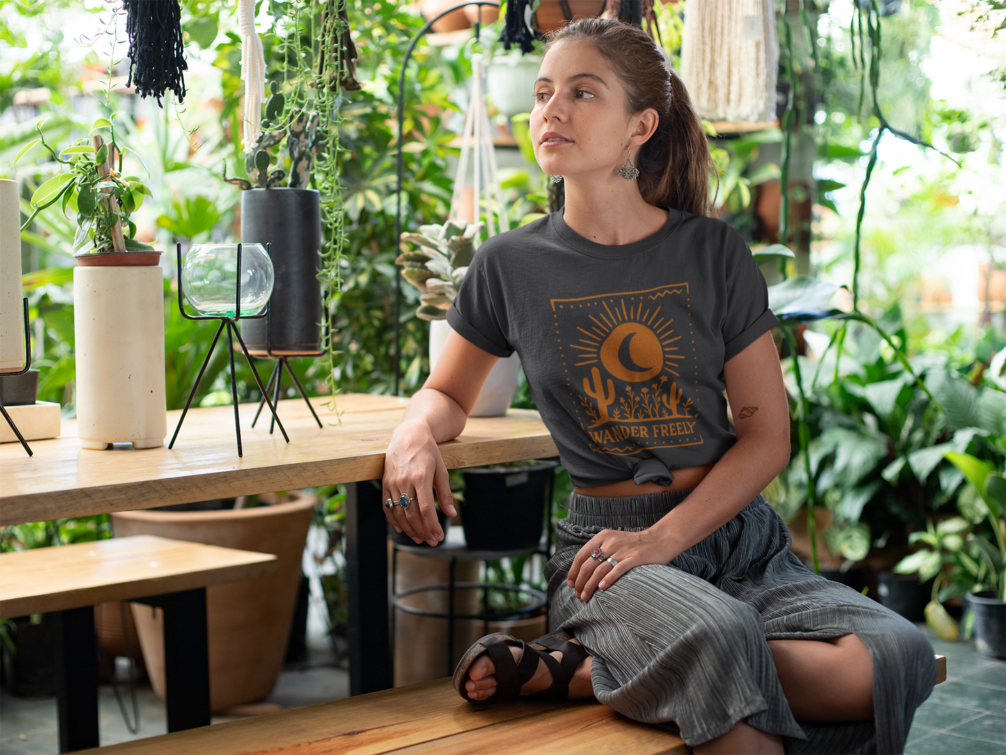 Wander Freely – Desert Nights Graphic T-Shirt