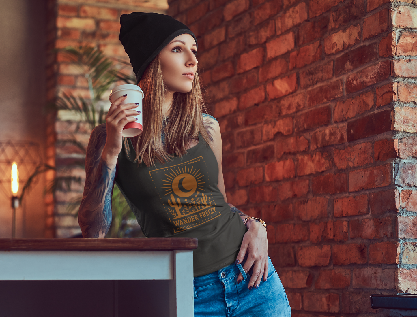 Wander Freely – Desert Nights Graphic Tank Top