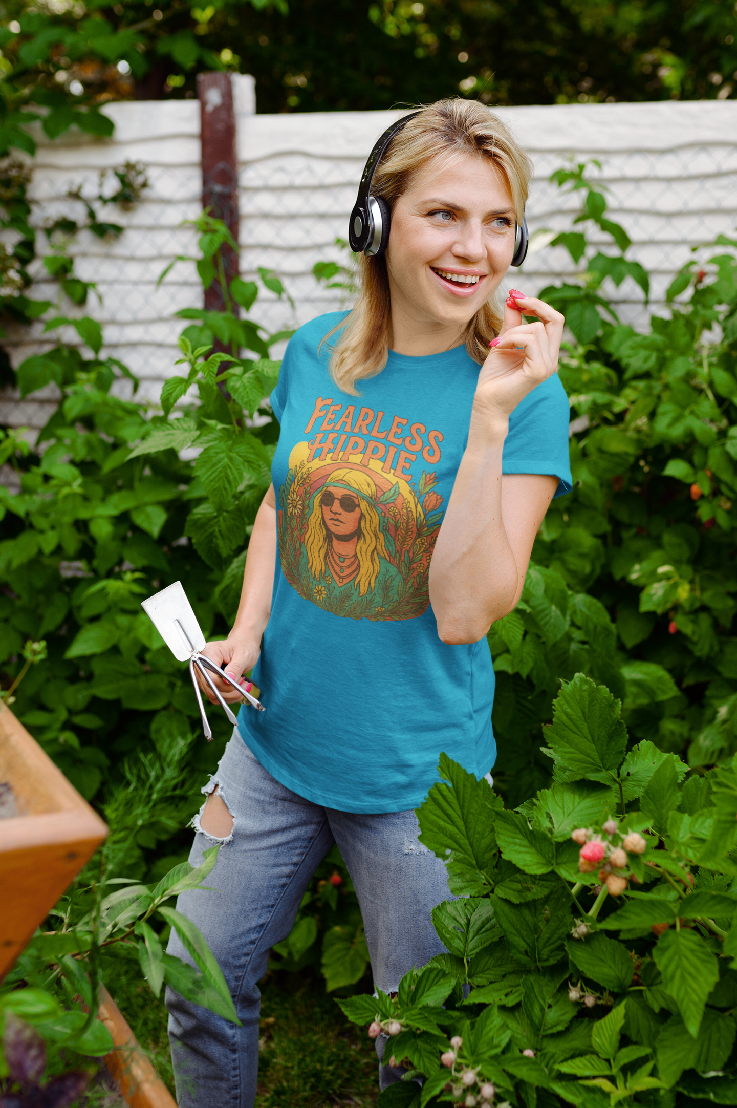 Fearless Hippie ā Retro Boho Shirt for Free Spirits T-Shirt
