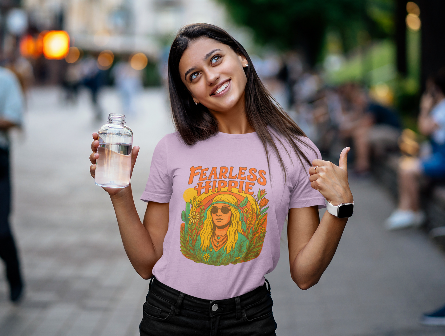 Fearless Hippie ā Retro Boho Shirt for Free Spirits T-Shirt