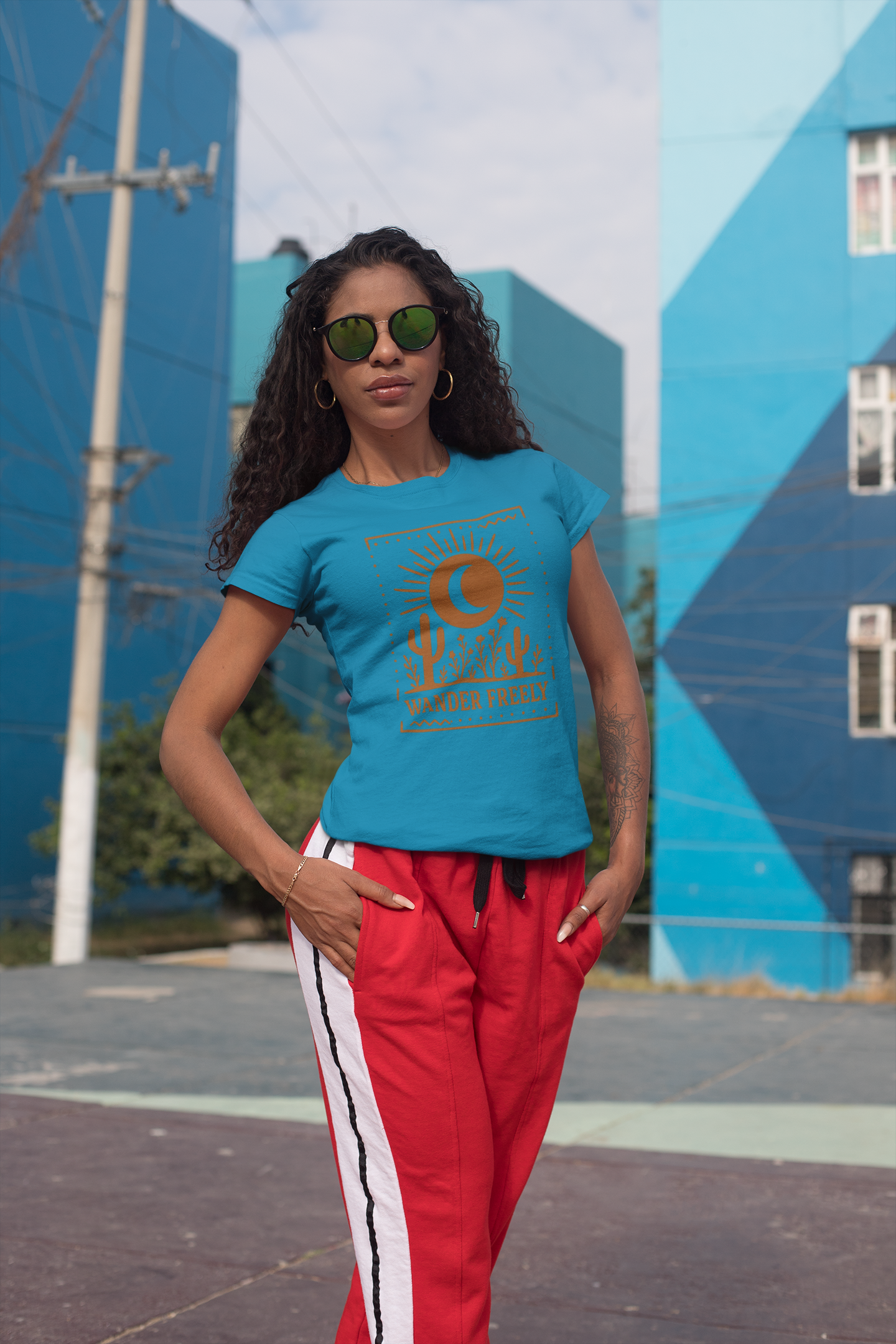 Wander Freely – Desert Nights Graphic T-Shirt