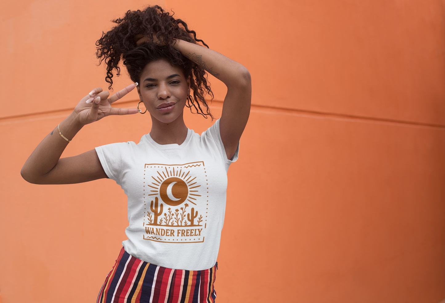 Wander Freely – Desert Nights Graphic T-Shirt