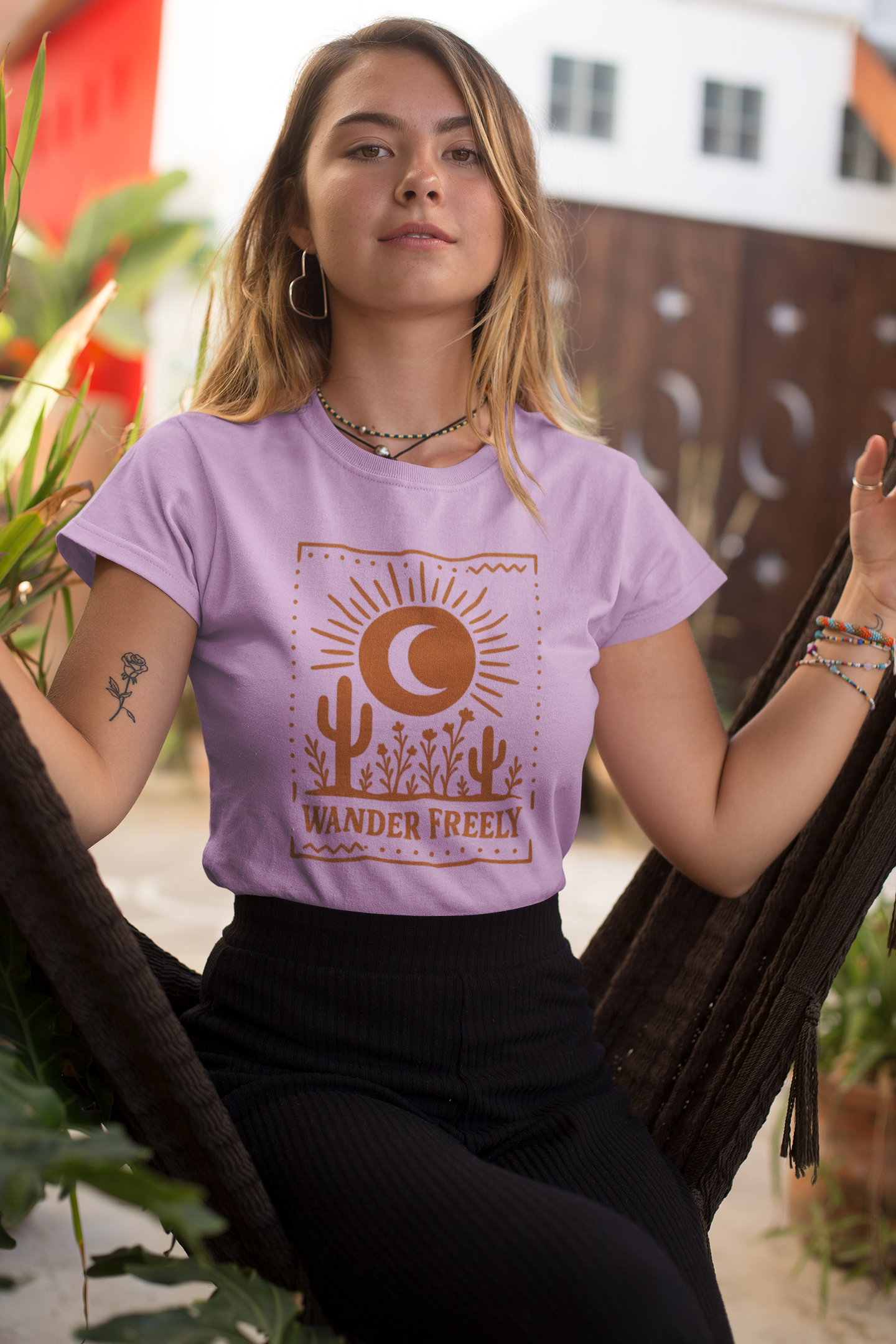 Wander Freely – Desert Nights Graphic T-Shirt
