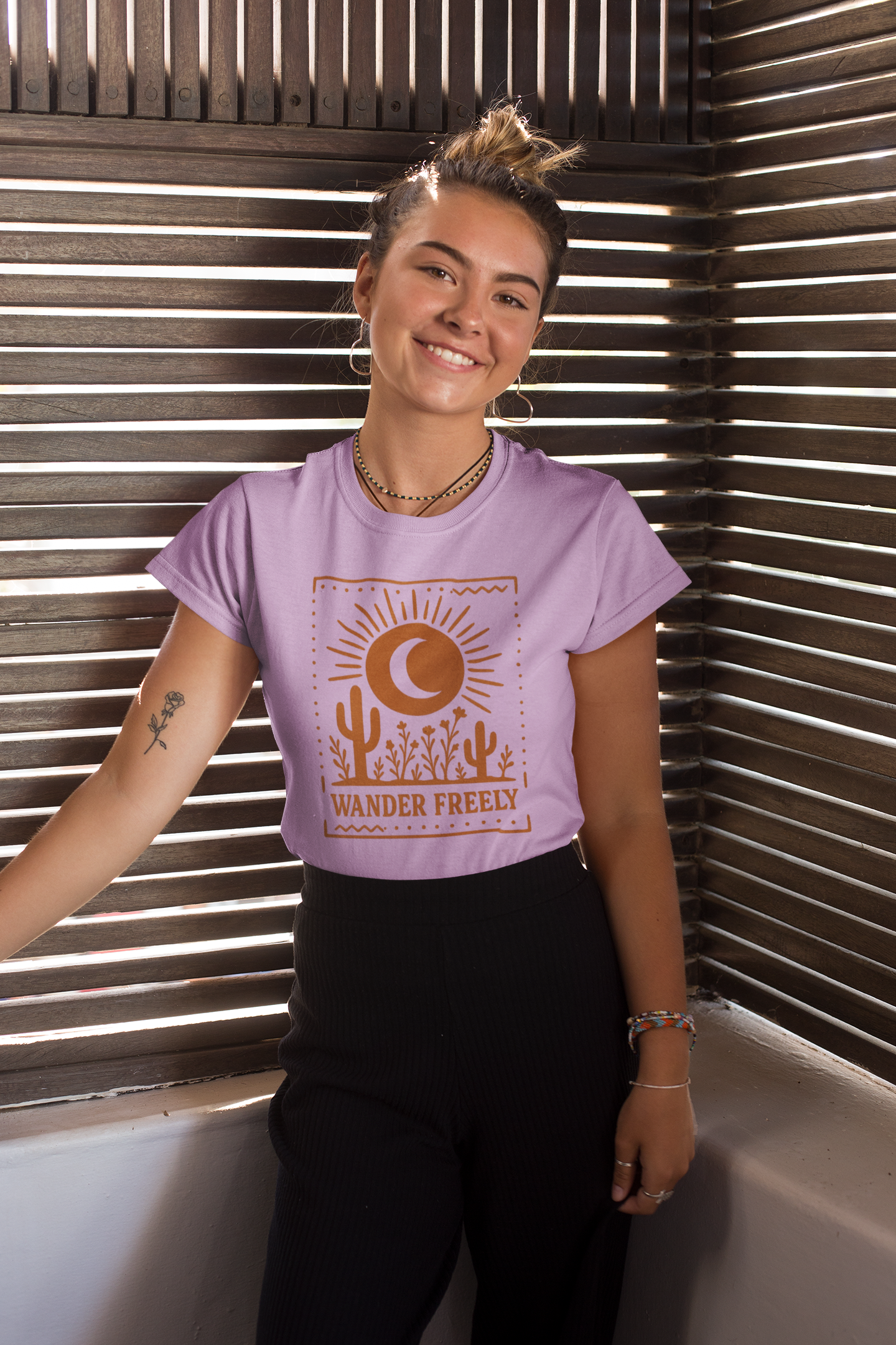 Wander Freely – Desert Nights Graphic T-Shirt