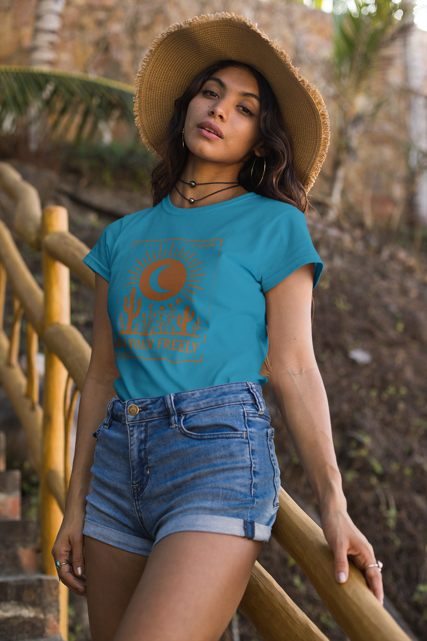 Wander Freely – Desert Nights Graphic T-Shirt