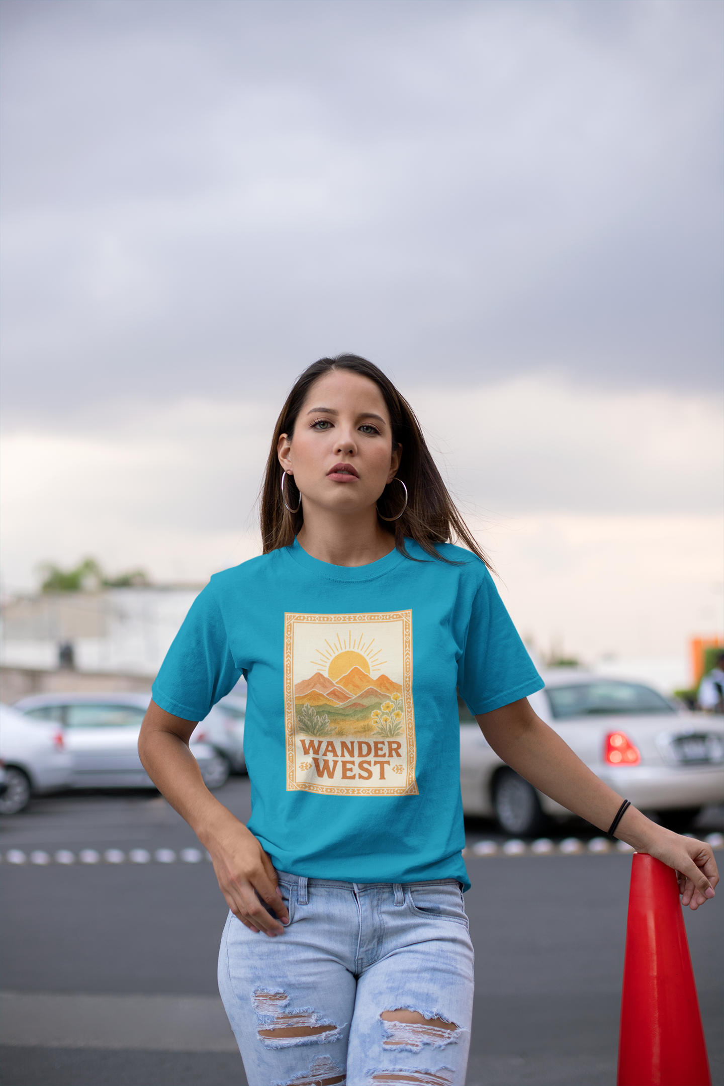 Wander West – Adventure & Western Spirit Graphic Tshirt
