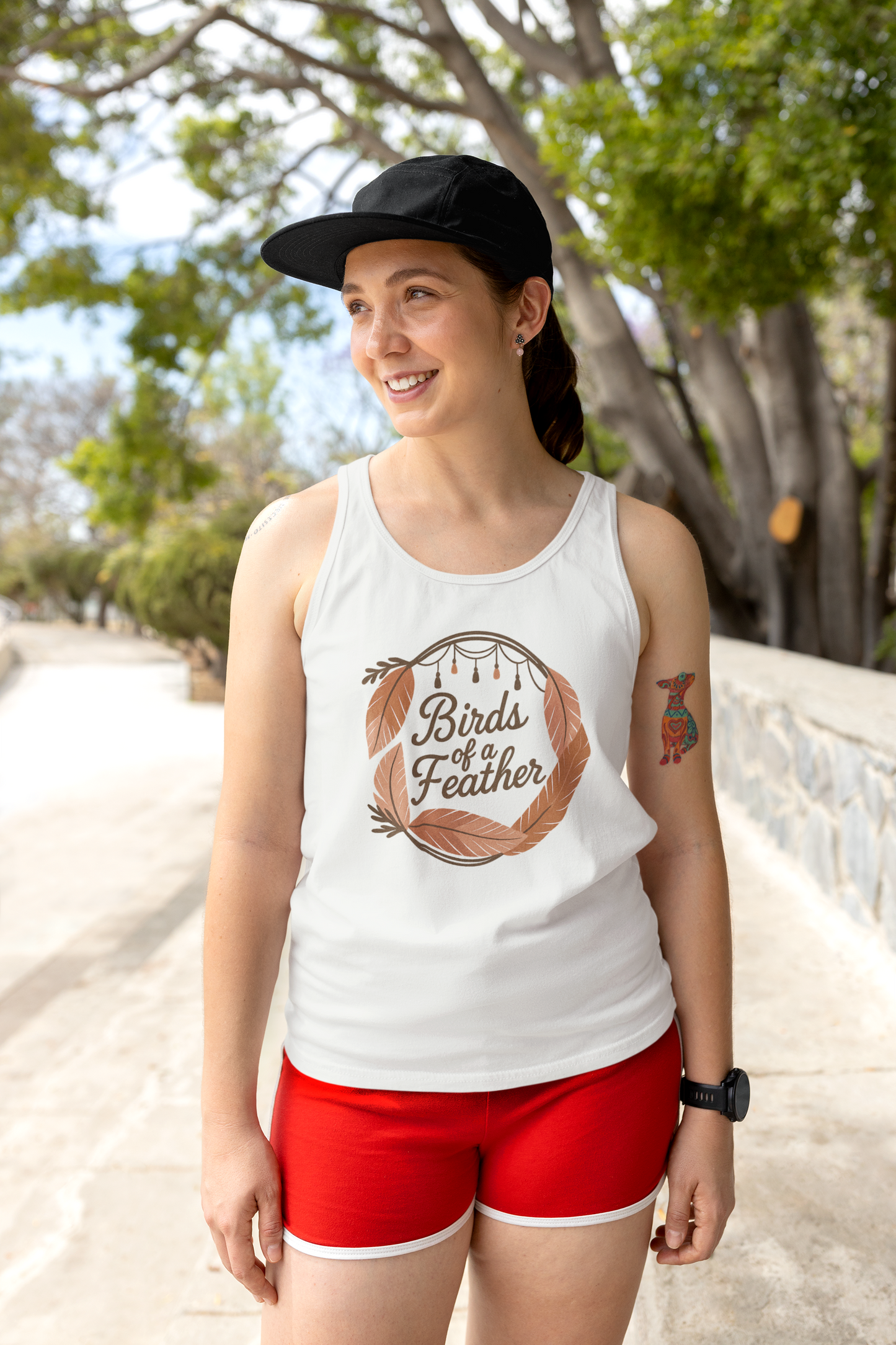 Birds of a Feather – Boho Friendship Tank Top