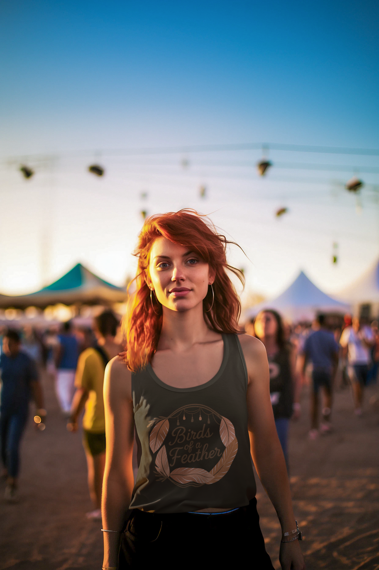 Birds of a Feather – Boho Friendship Tank Top