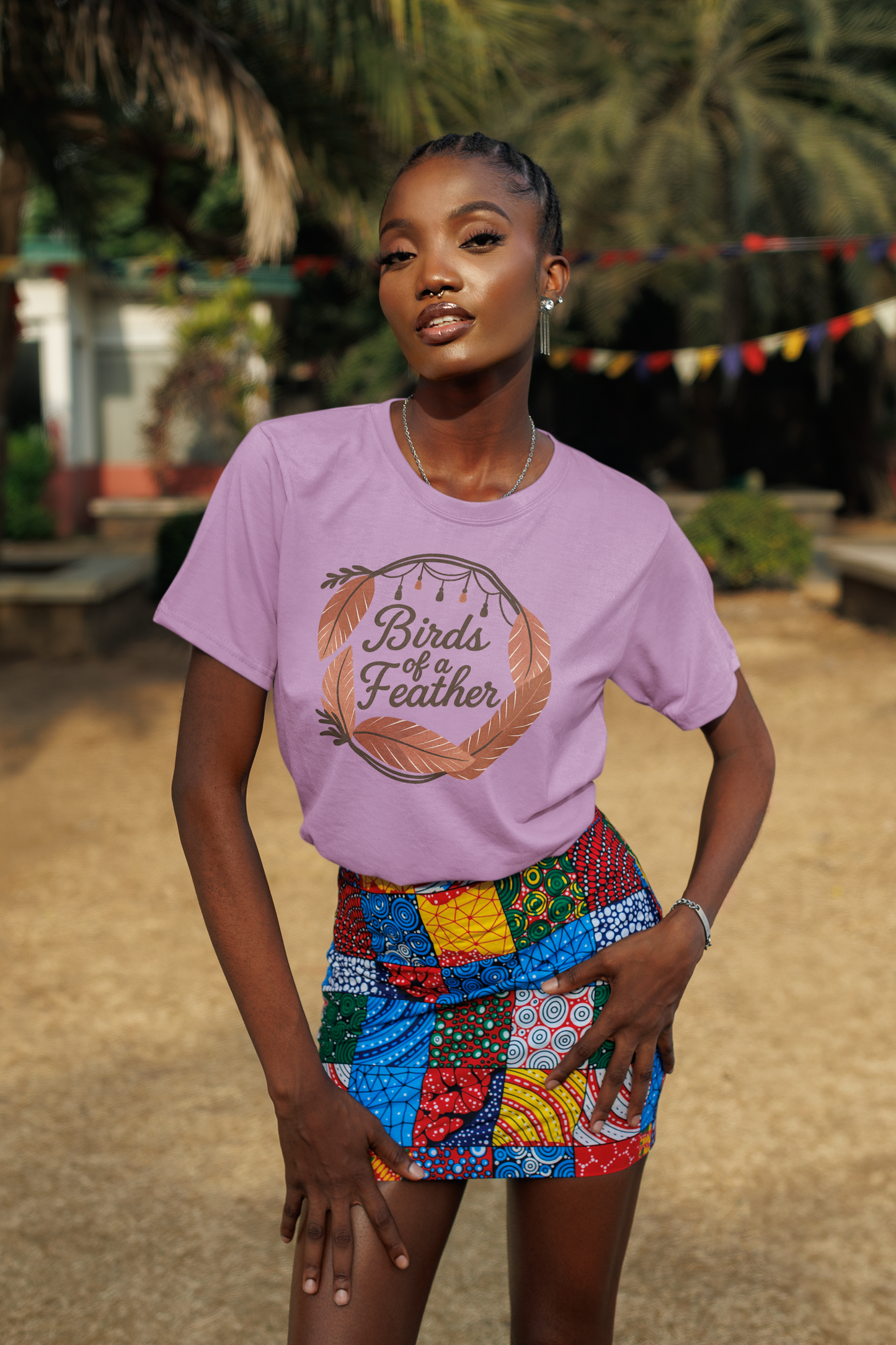 Birds of a Feather β Boho Friendship T-Shirt