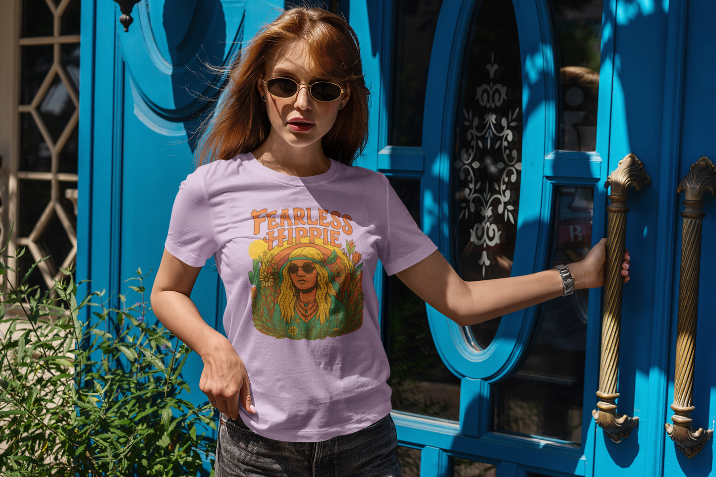 Fearless Hippie ā Retro Boho Shirt for Free Spirits T-Shirt
