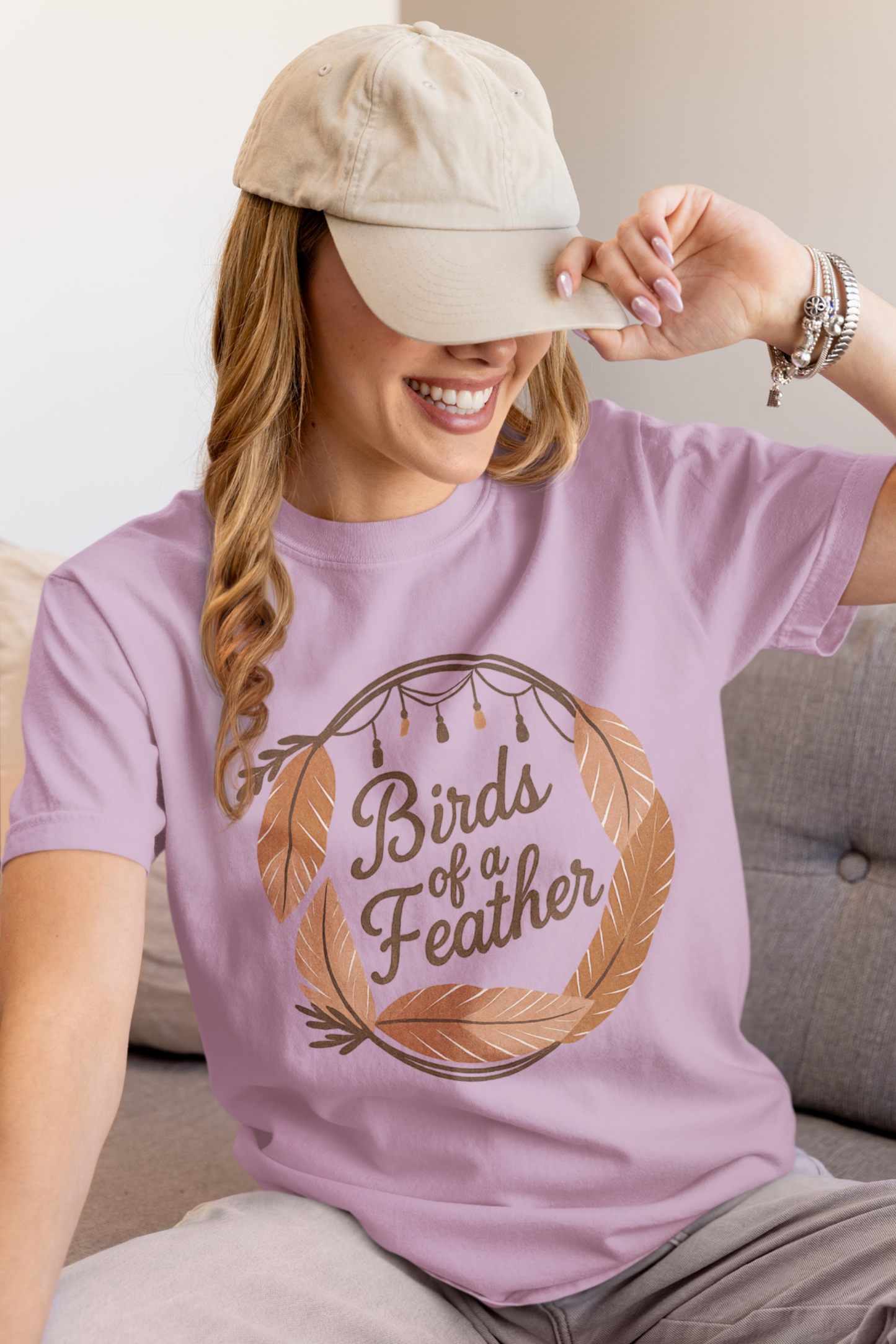 Birds of a Feather β Boho Friendship T-Shirt