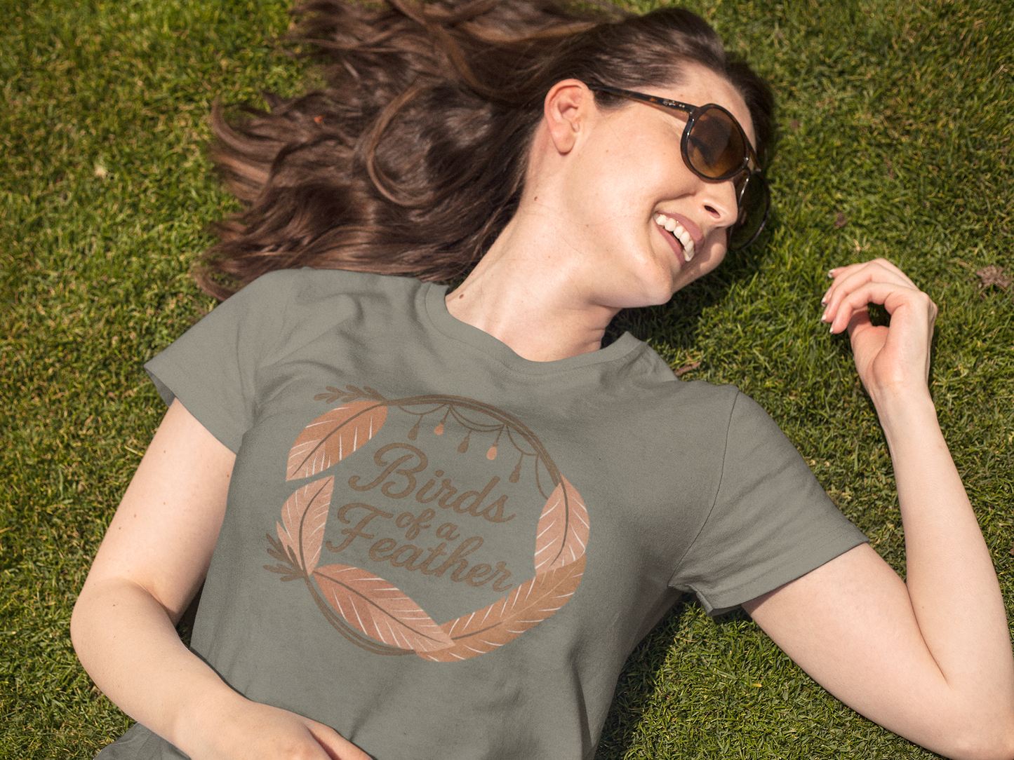 Birds of a Feather β Boho Friendship T-Shirt