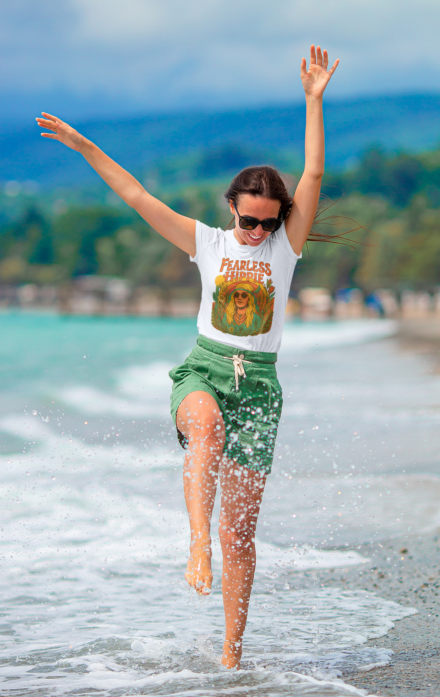 Fearless Hippie – Retro Boho Shirt for Free Spirits T-Shirt
