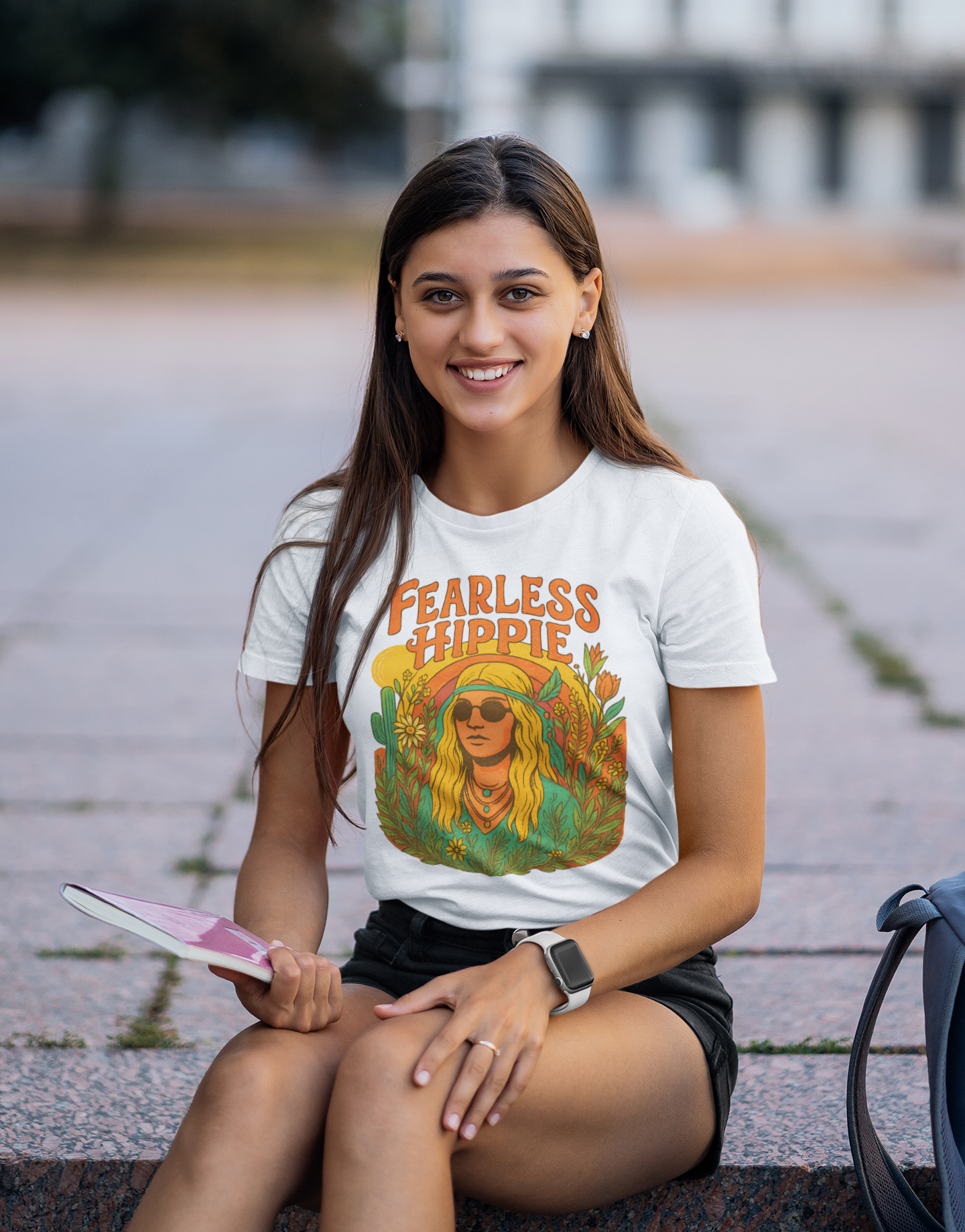 Fearless Hippie – Retro Boho Shirt for Free Spirits T-Shirt