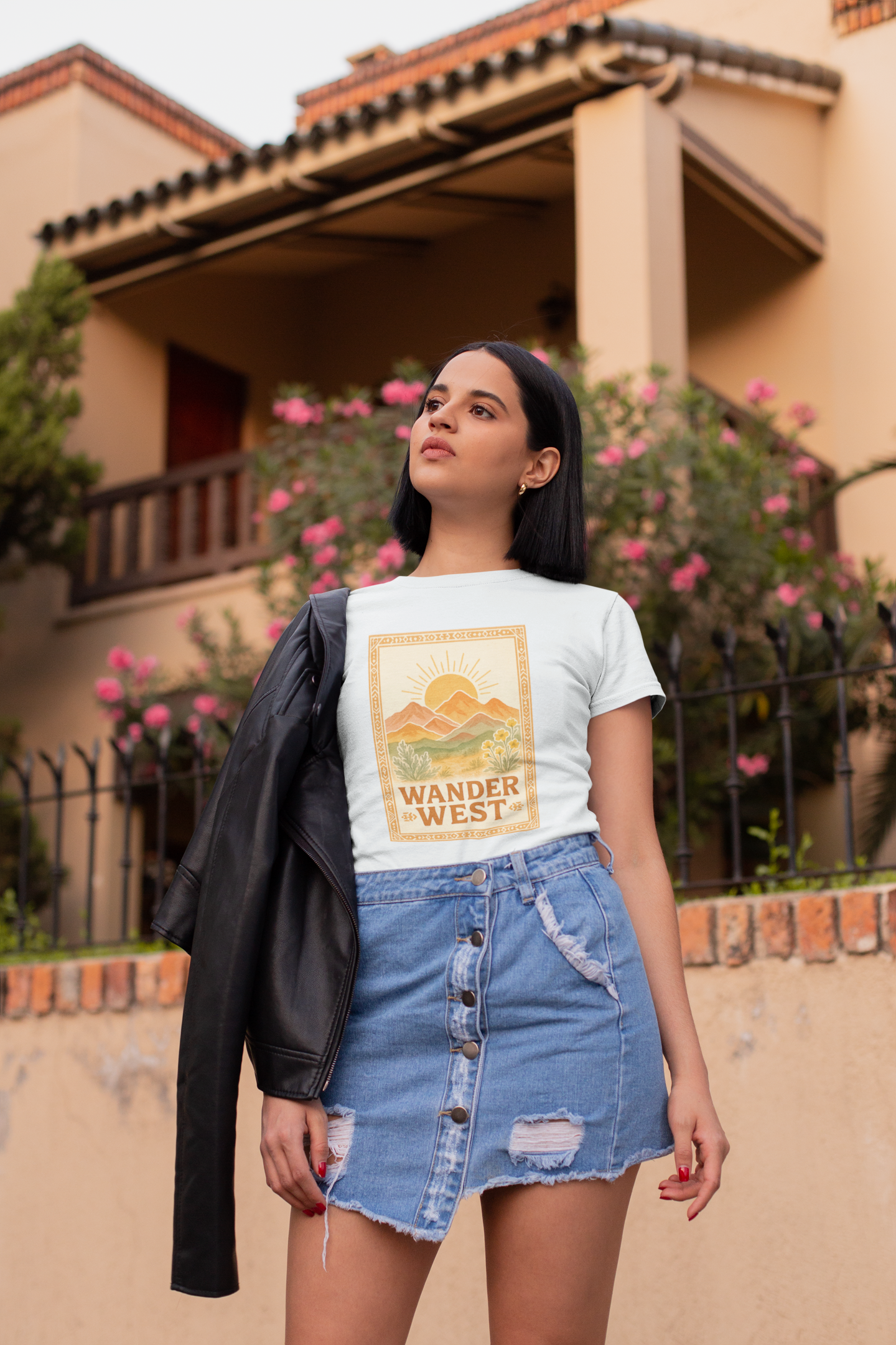 Wander West – Adventure & Western Spirit Graphic Tshirt
