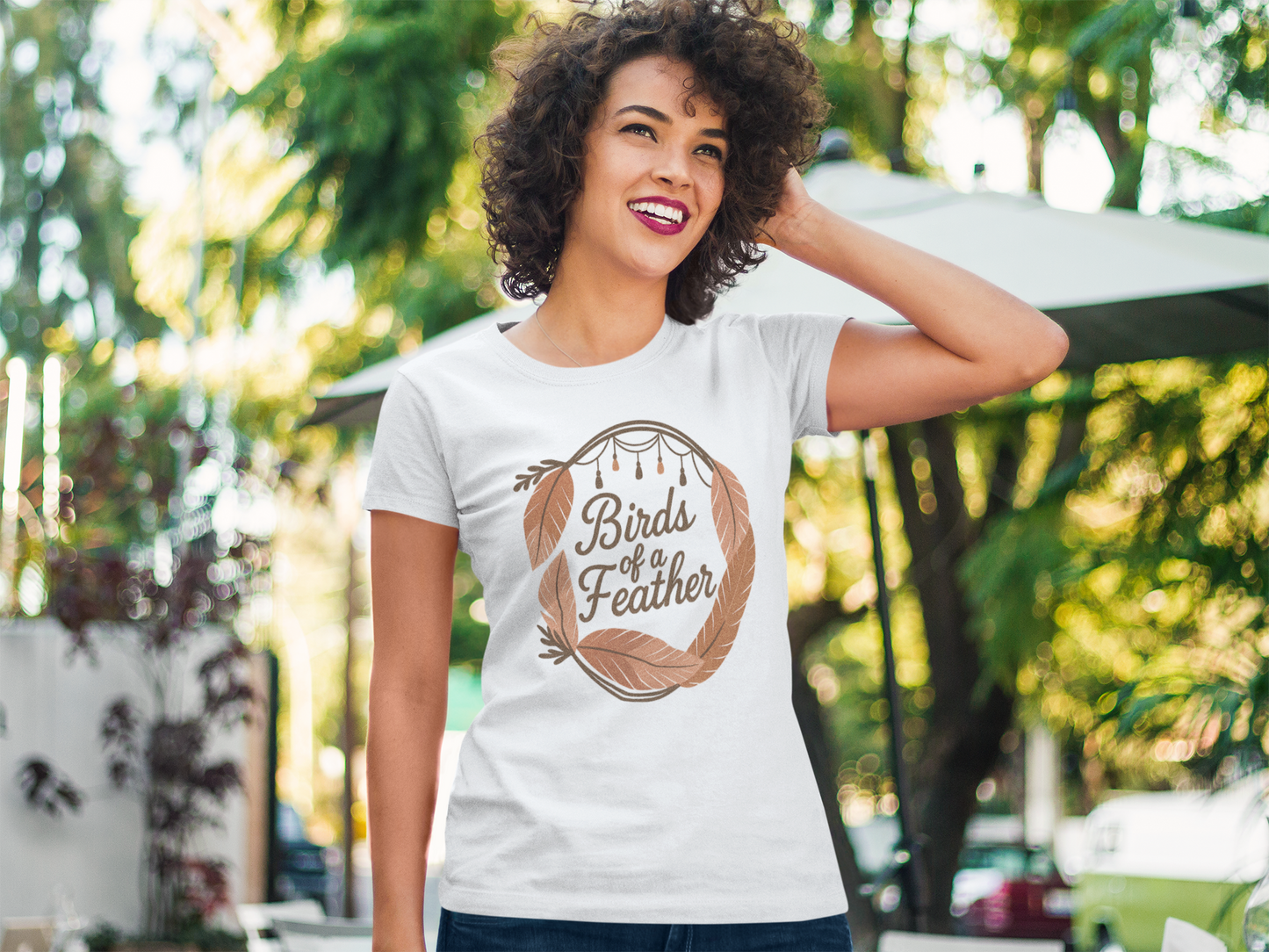 Birds of a Feather – Boho Friendship T-Shirt